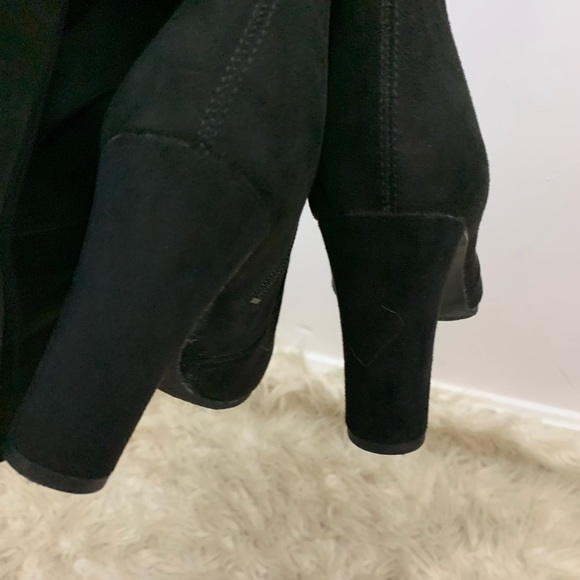 Sam Edelman black suede over knee Kent boots - Picture 6 of 9